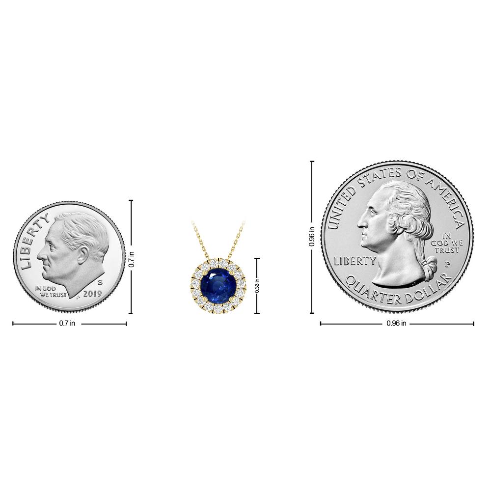 Yellow Gold - Sapphire