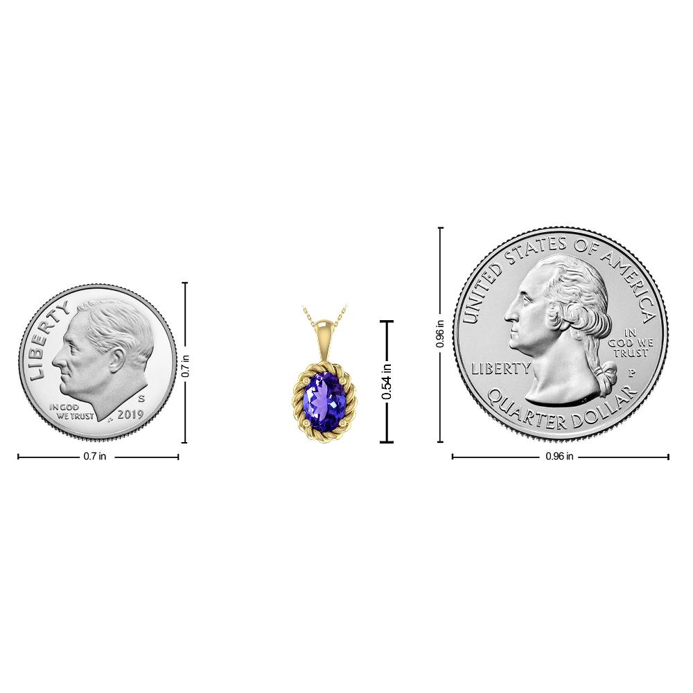 Yellow Gold - Tanzanite