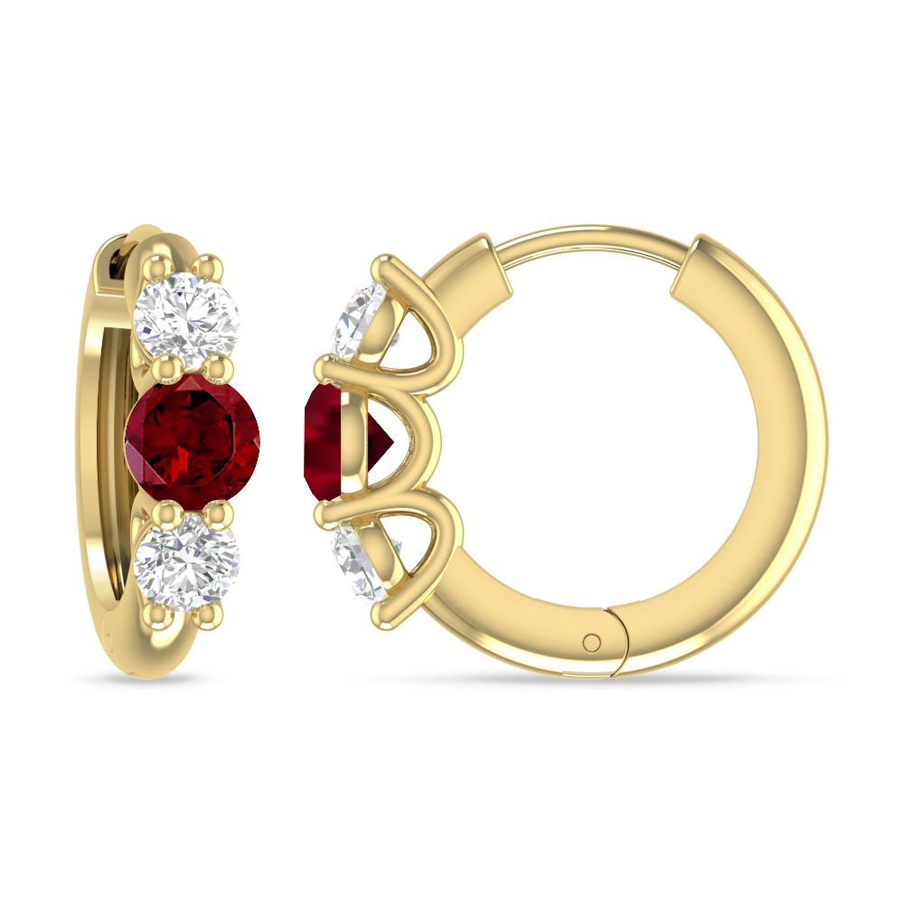 Yellow Gold - Garnet