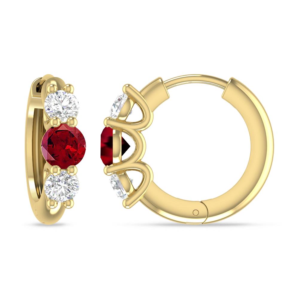 Yellow Gold - Garnet