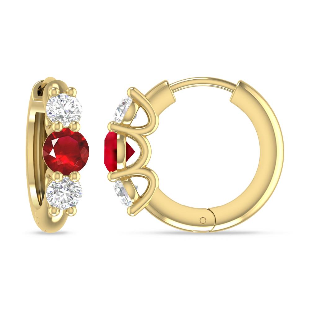 Yellow Gold - Ruby