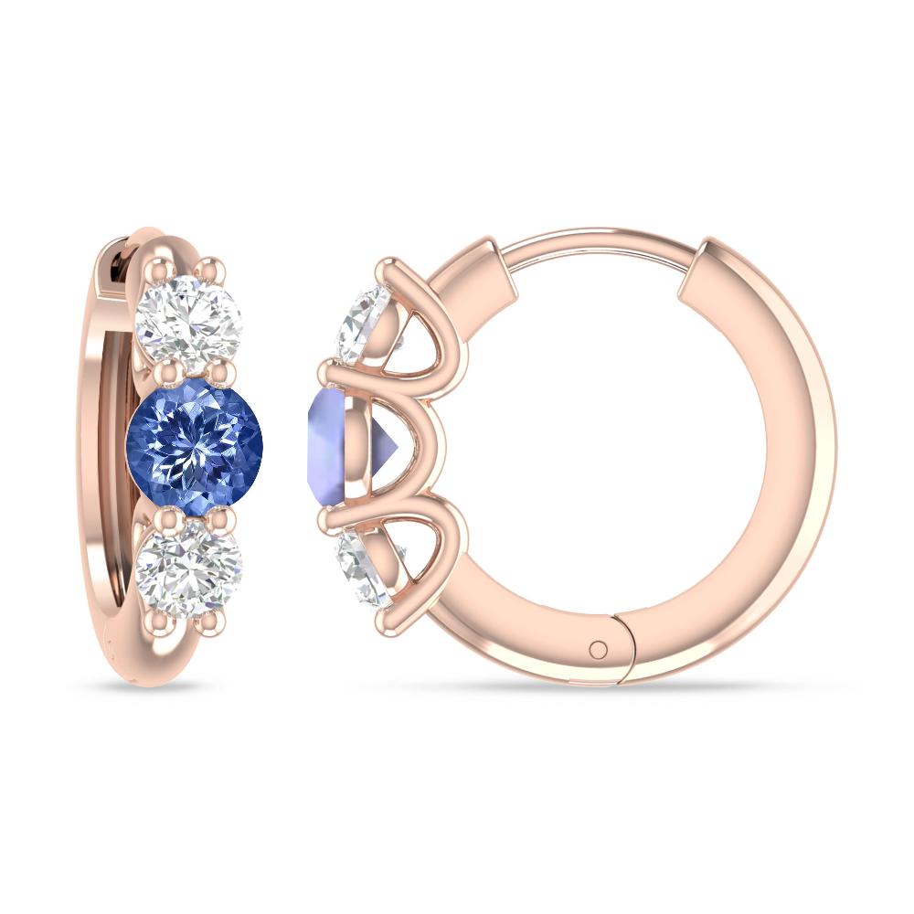 Rose Gold - Tanzanite