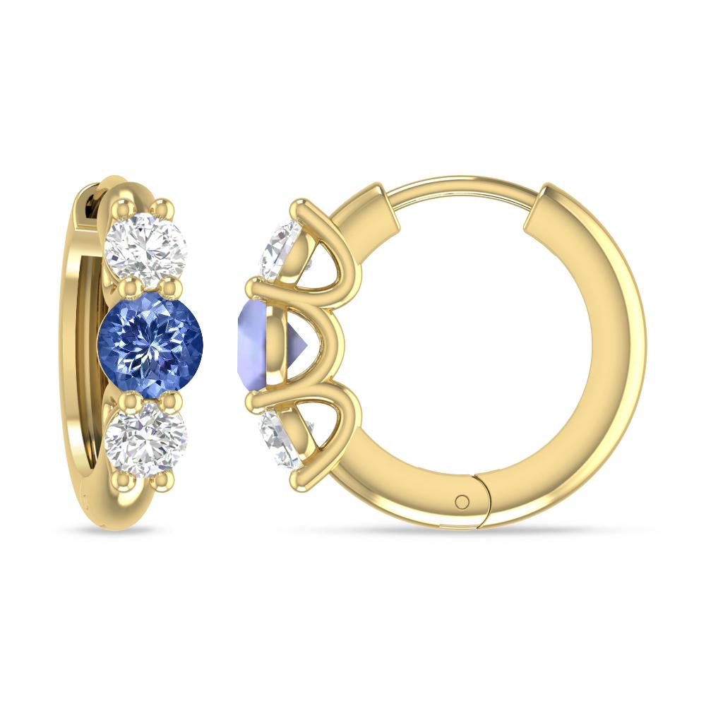 Yellow Gold - Tanzanite
