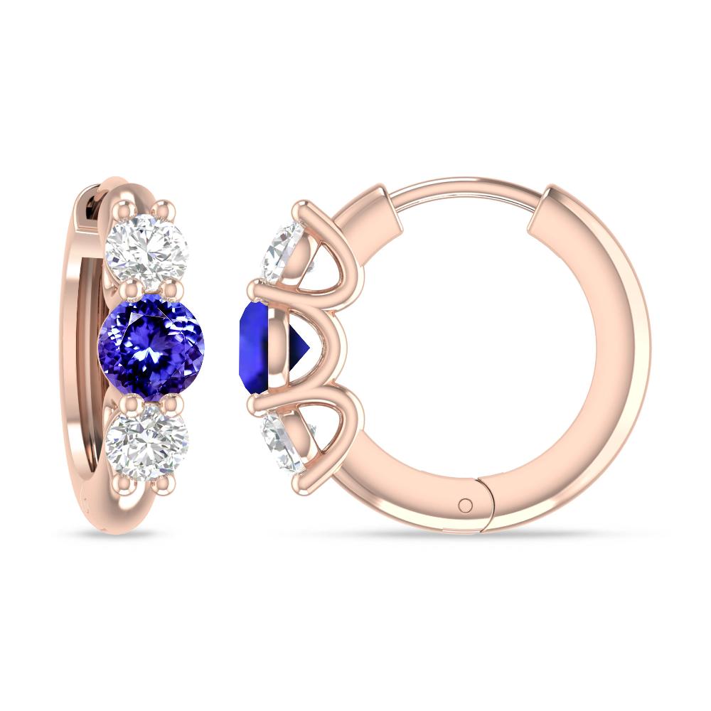 Rose Gold - Tanzanite