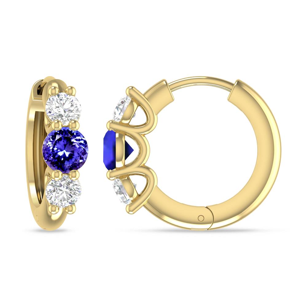 Yellow Gold - Tanzanite
