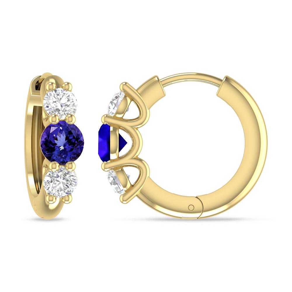 Yellow Gold - Tanzanite