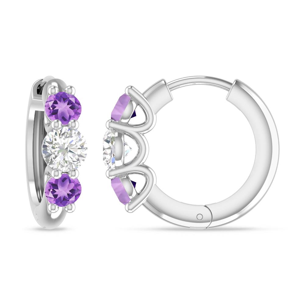 White Gold - Amethyst