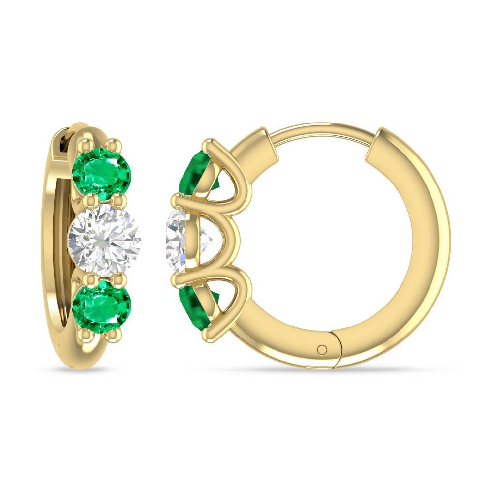 Yellow Gold - Emerald