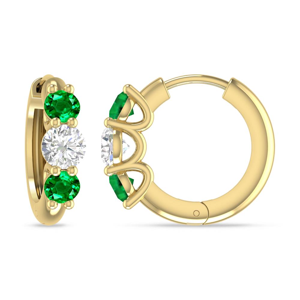 Yellow Gold - Emerald