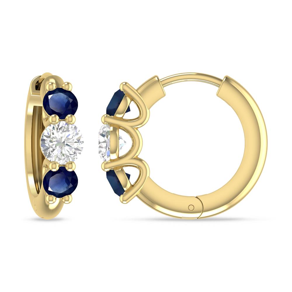 Yellow Gold - Sapphire