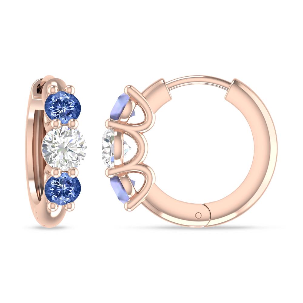 Rose Gold - Tanzanite