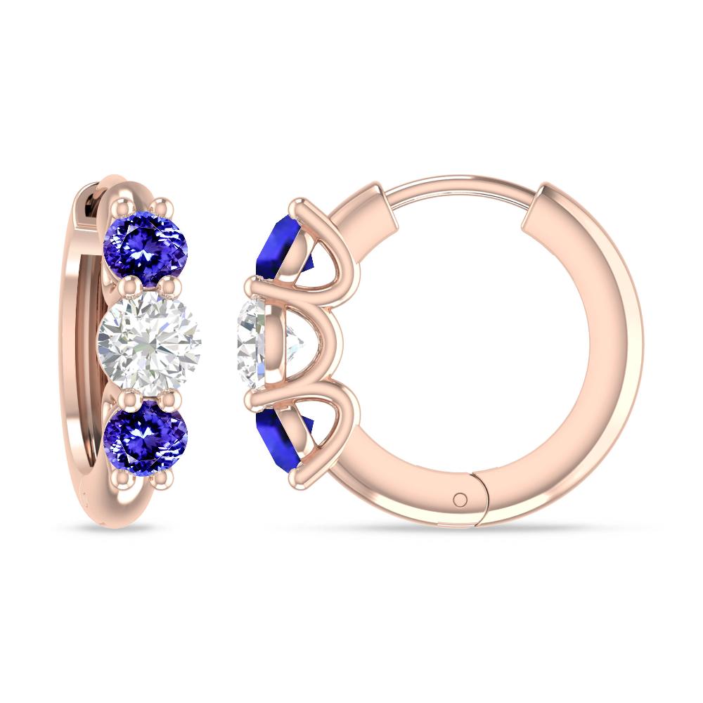 Rose Gold - Tanzanite
