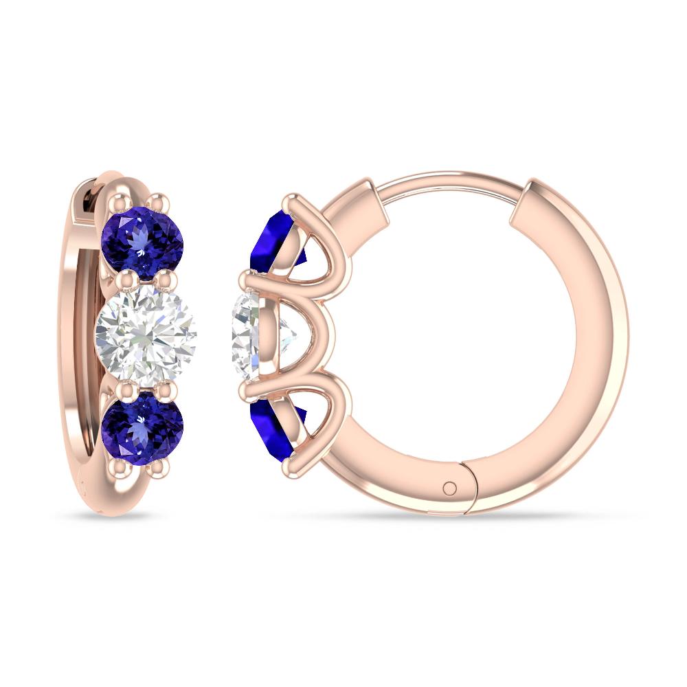 Rose Gold - Tanzanite