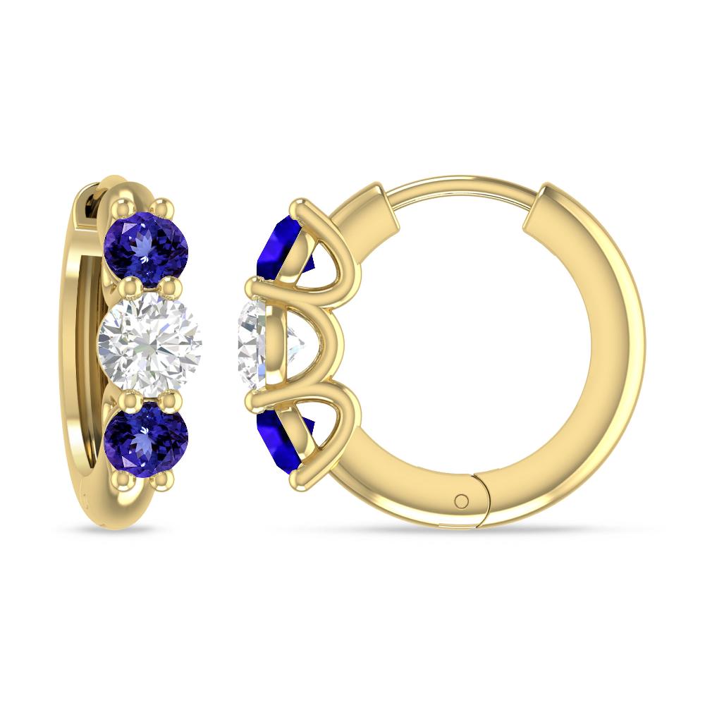 Yellow Gold - Tanzanite