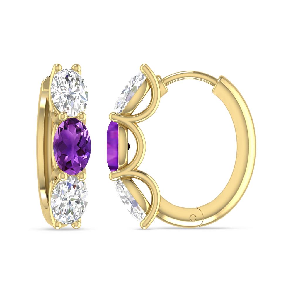 Yellow Gold - Amethyst