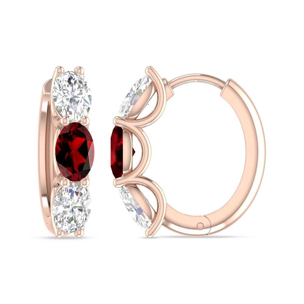 Rose Gold - Garnet