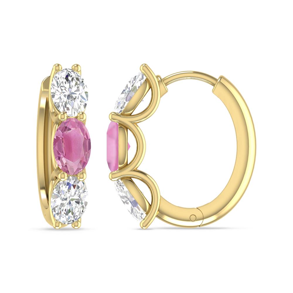 Yellow Gold - Pink Tourmaline