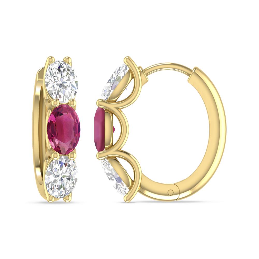 Yellow Gold - Pink Tourmaline