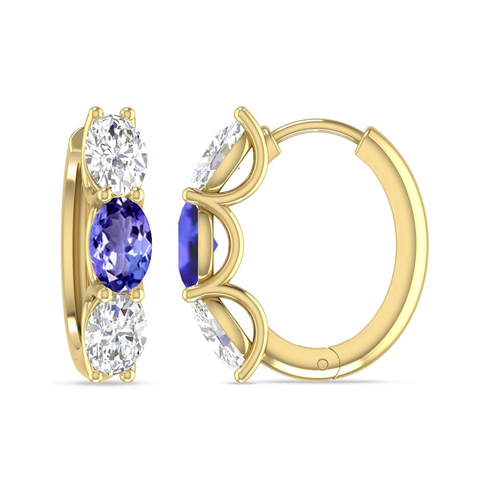 Yellow Gold - Tanzanite