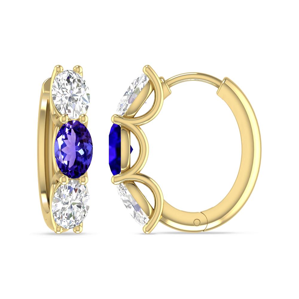 Yellow Gold - Tanzanite