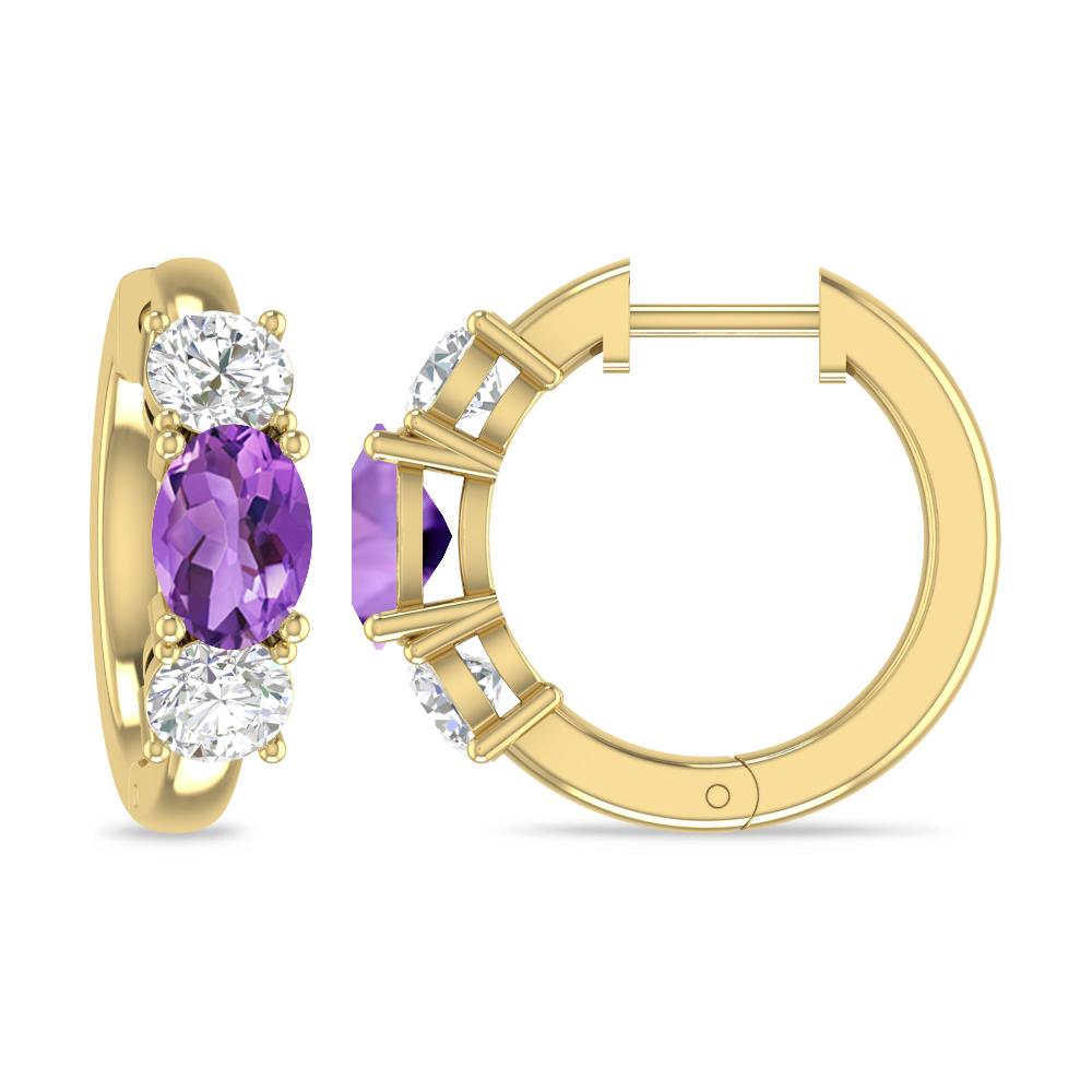 Yellow Gold - Amethyst