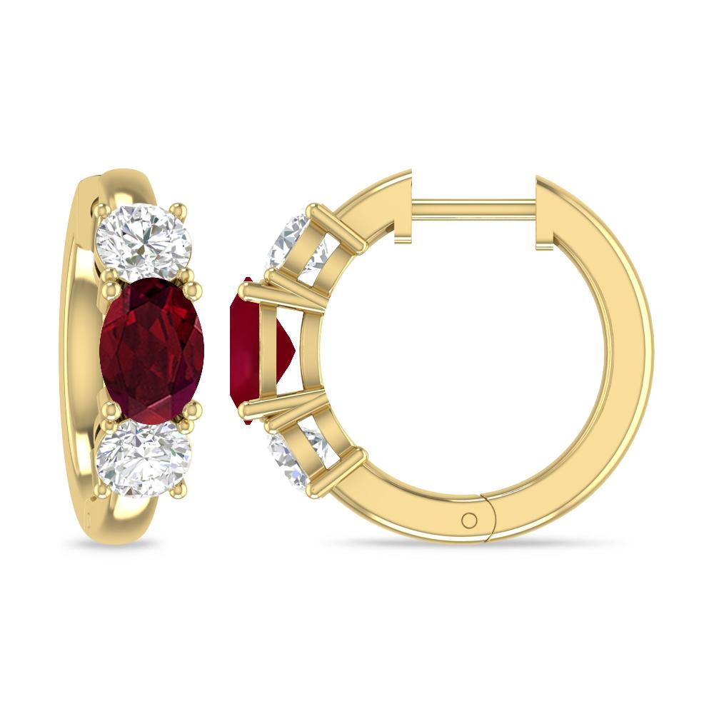 Yellow Gold - Garnet