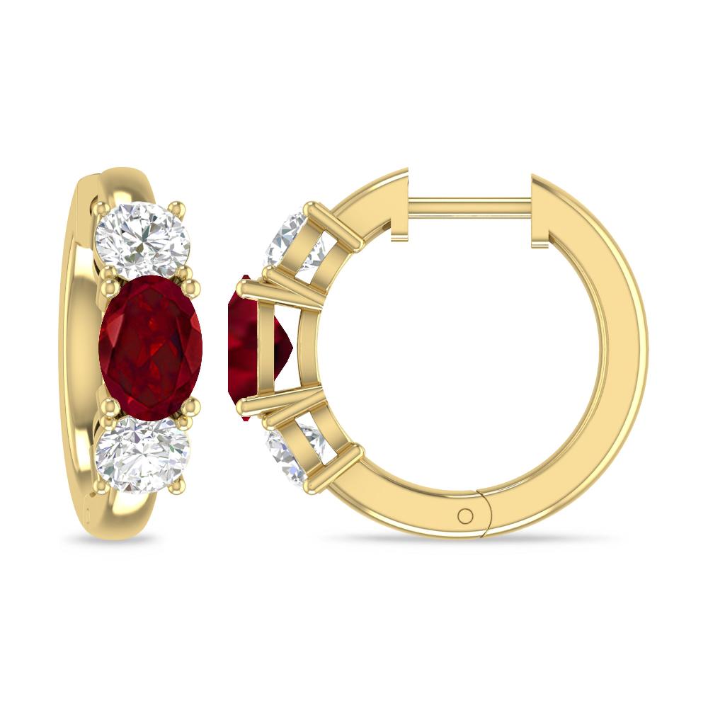 Yellow Gold - Garnet