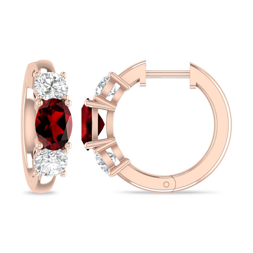Rose Gold - Garnet