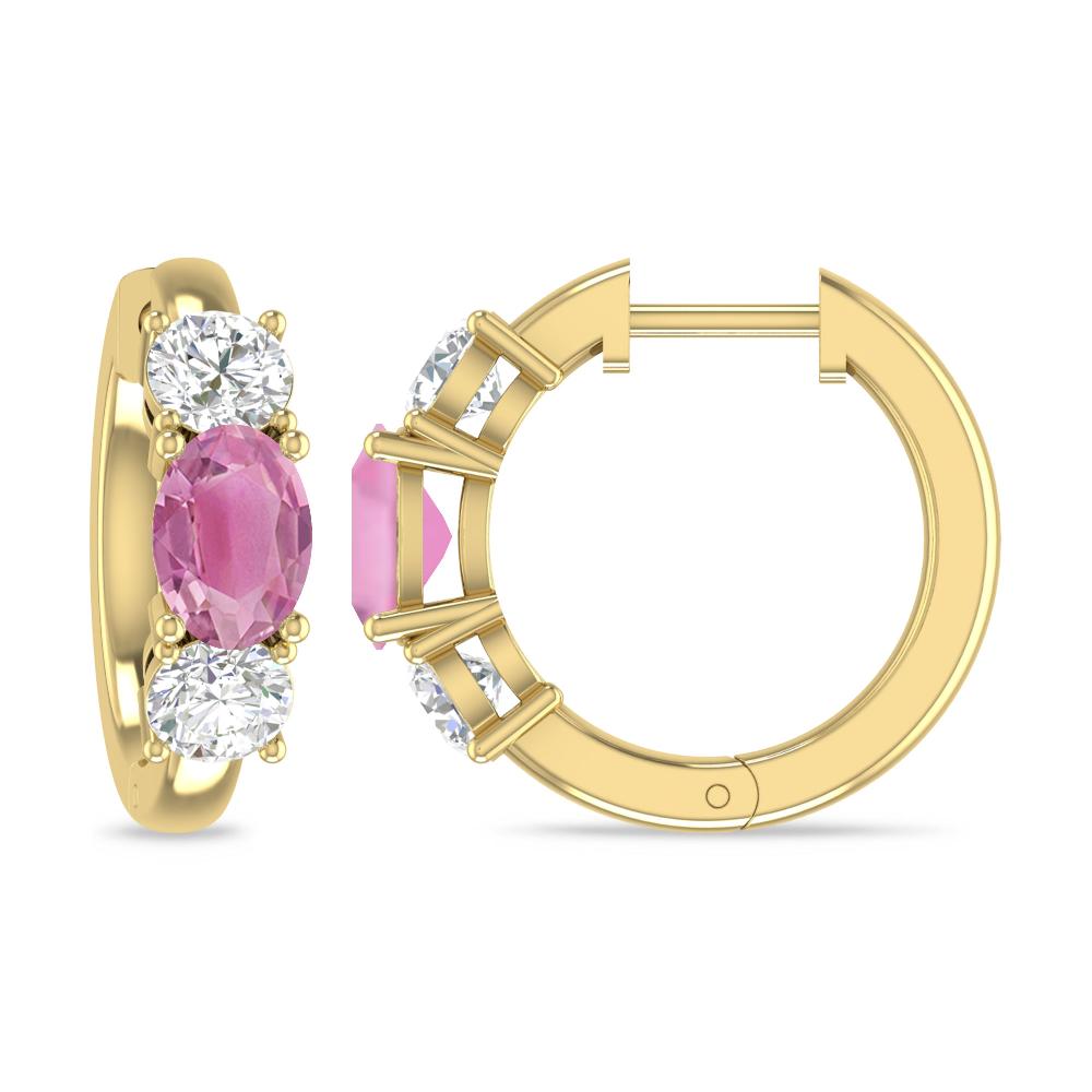 Yellow Gold - Pink Tourmaline