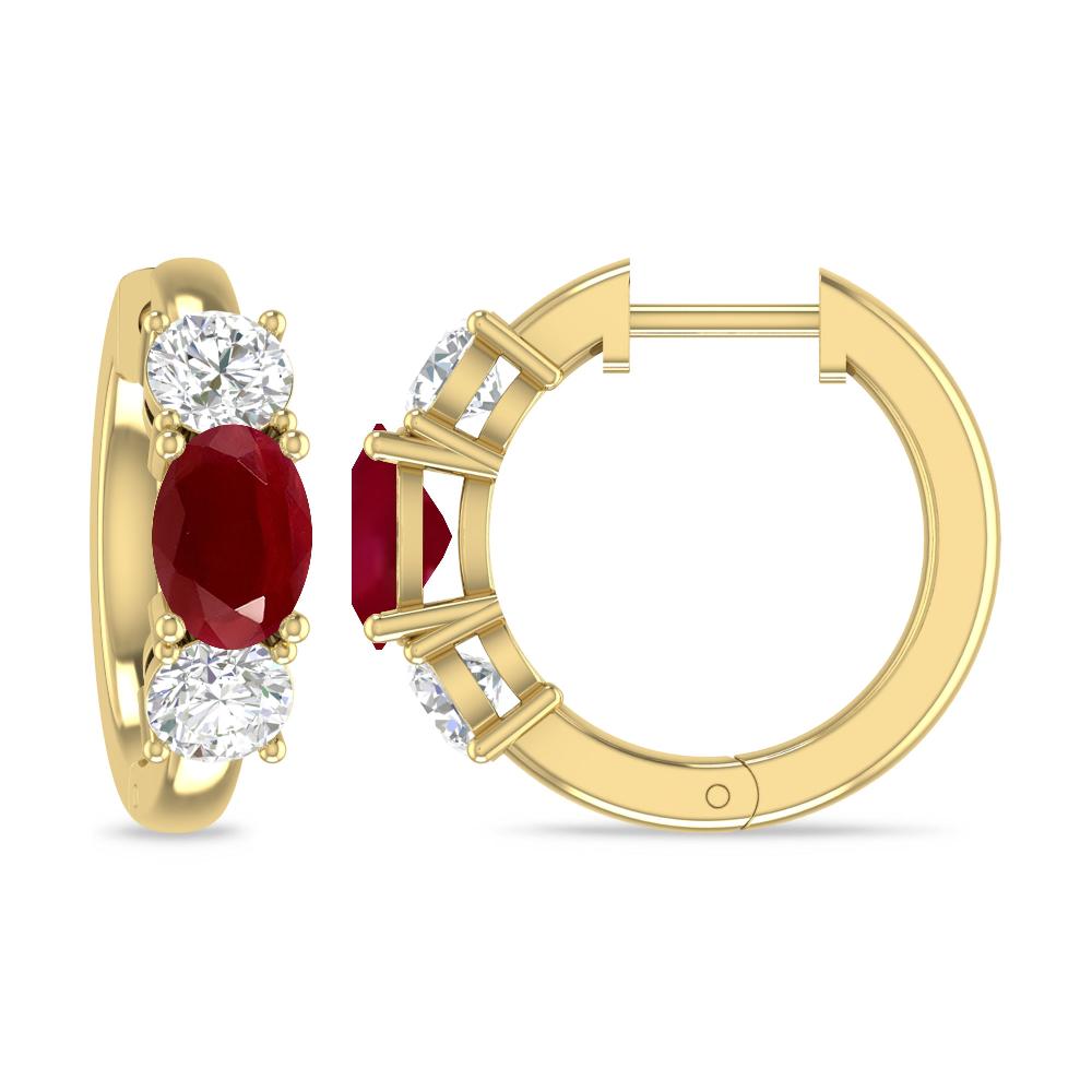 Yellow Gold - Ruby