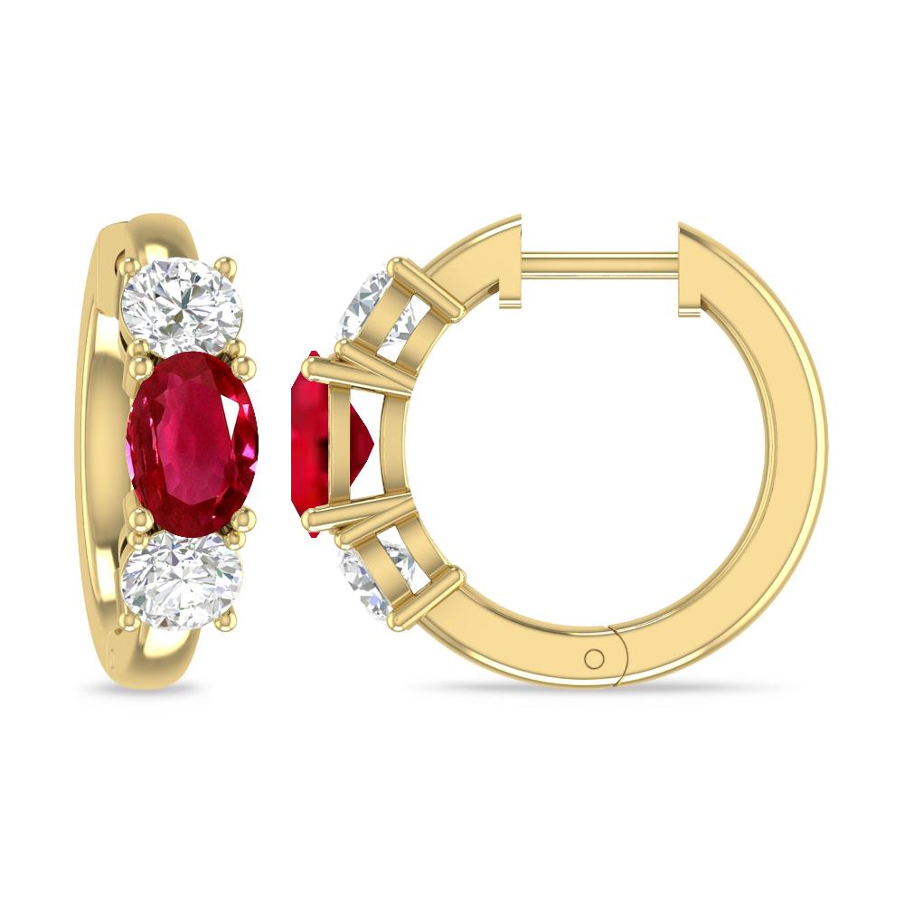 Yellow Gold - Ruby