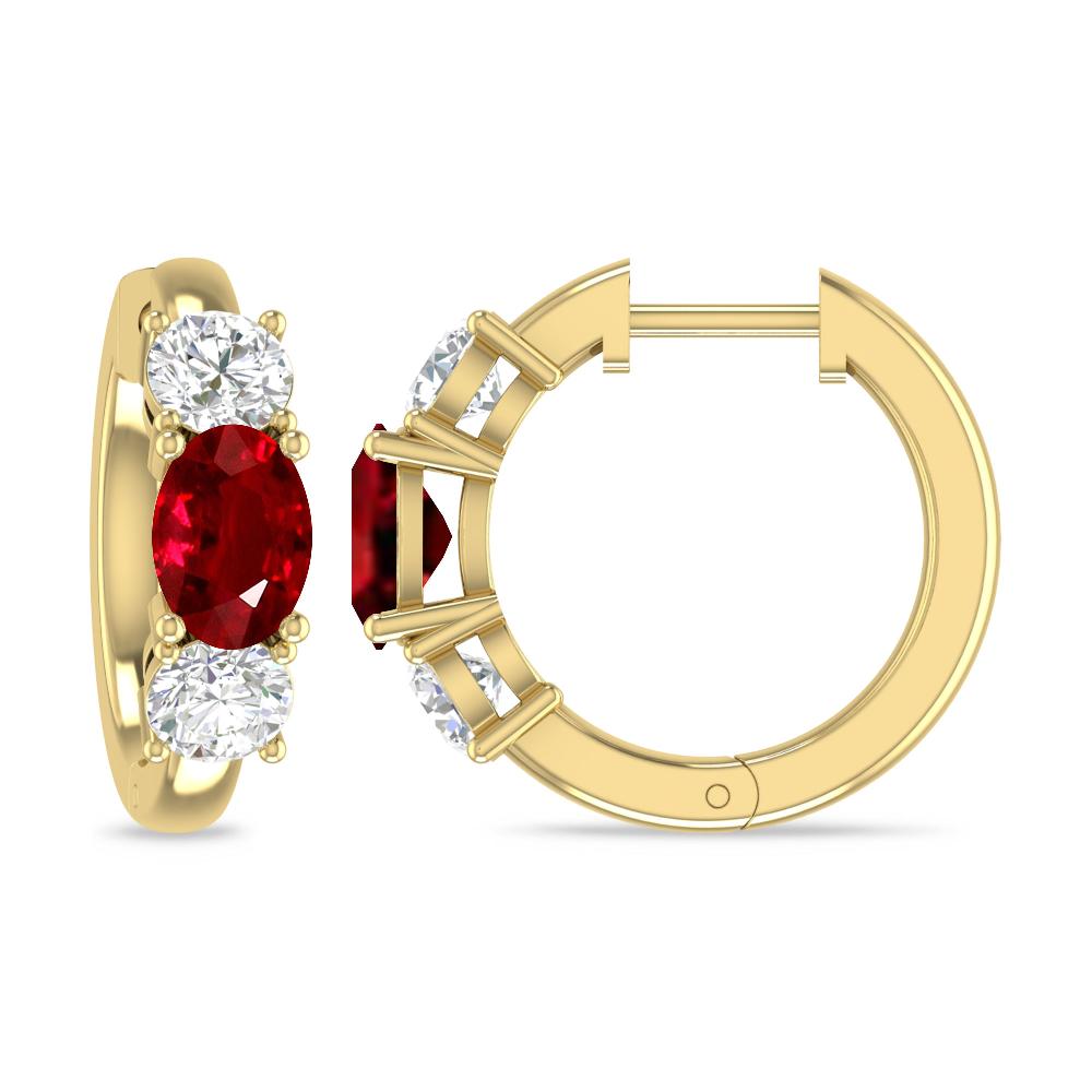 Yellow Gold - Ruby