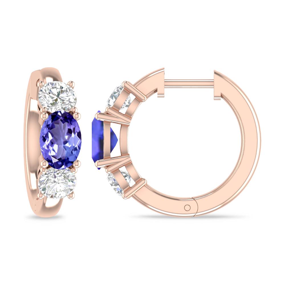 Rose Gold - Tanzanite