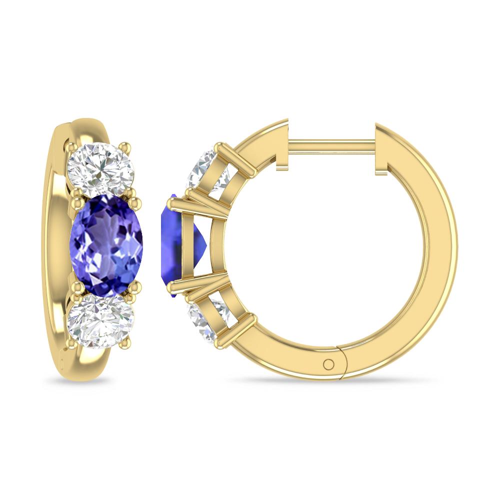 Yellow Gold - Tanzanite