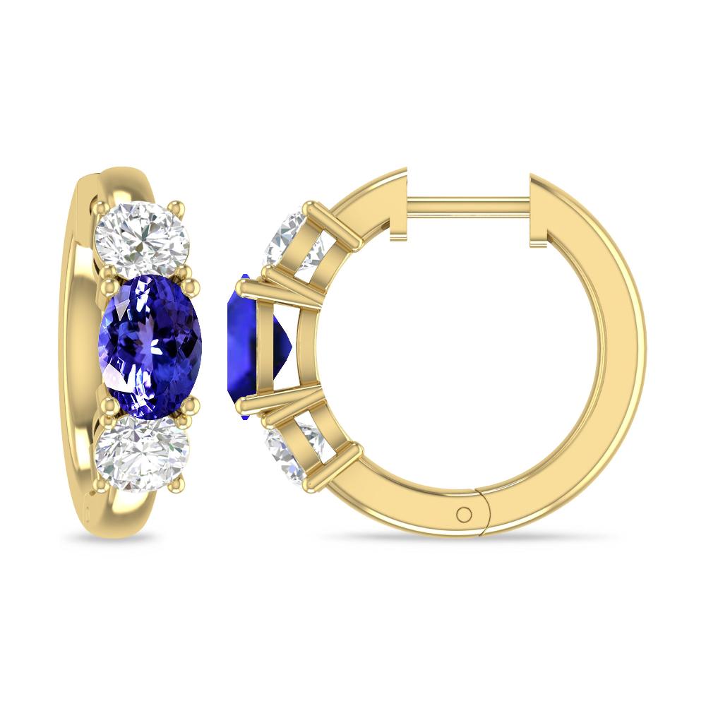 Yellow Gold - Tanzanite