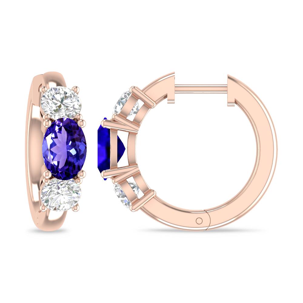 Rose Gold - Tanzanite