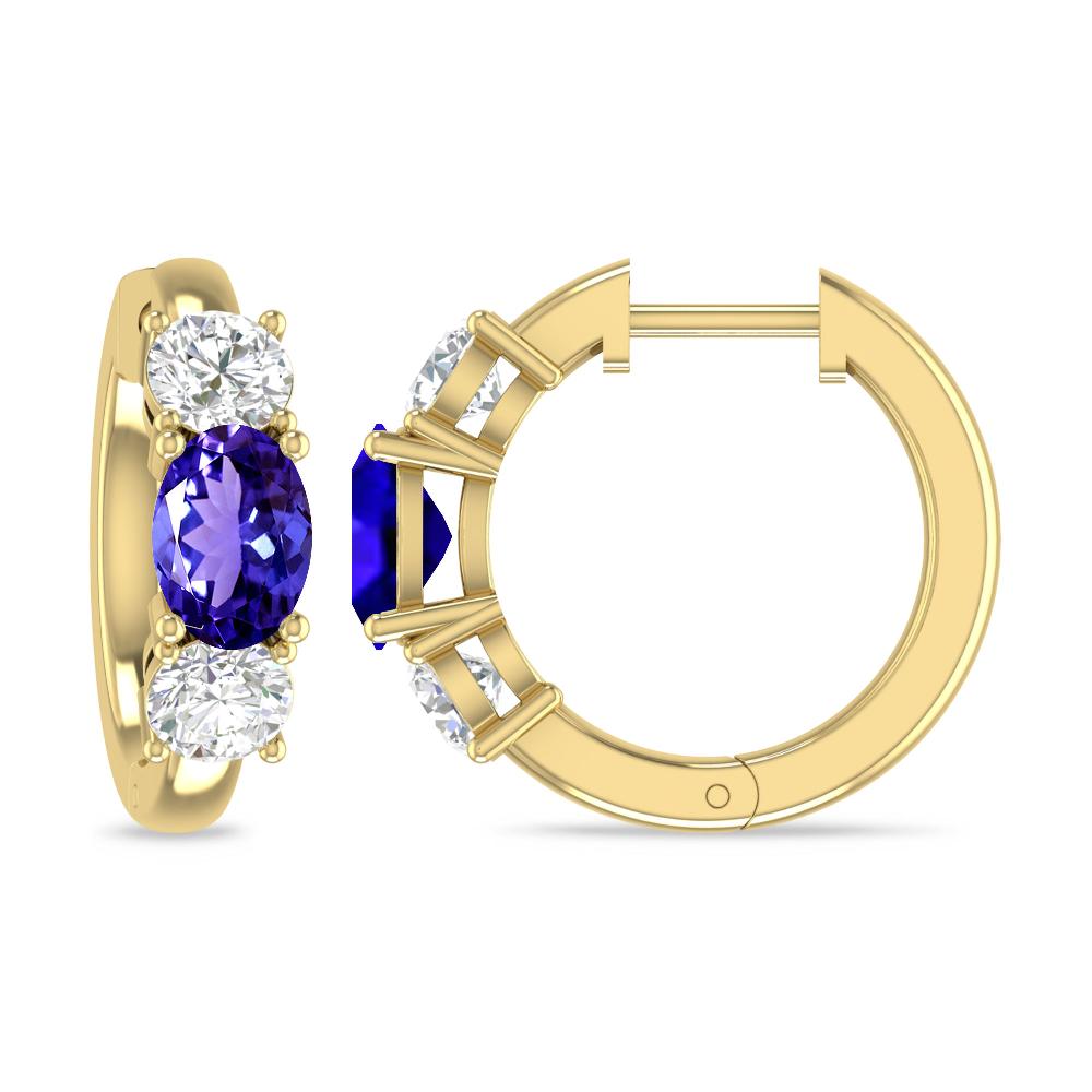 Yellow Gold - Tanzanite