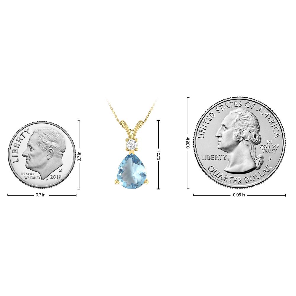 Yellow Gold - Aquamarine