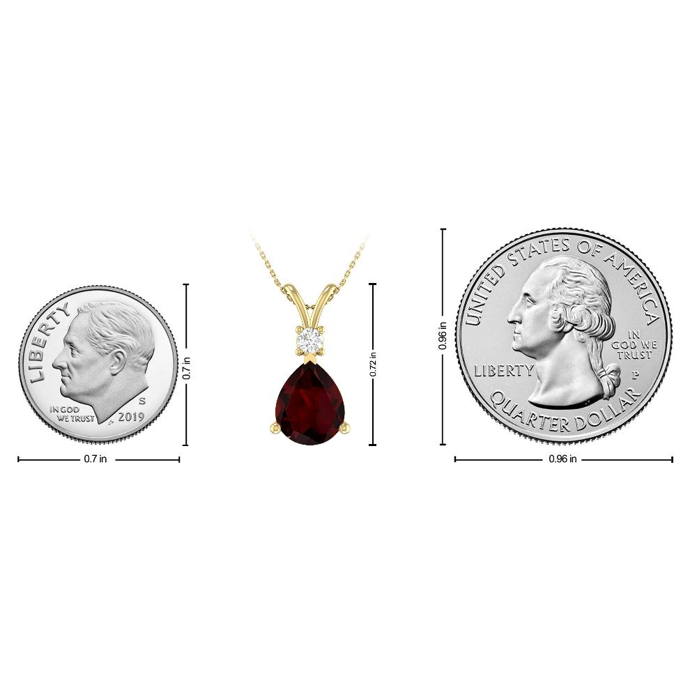 Yellow Gold - Garnet