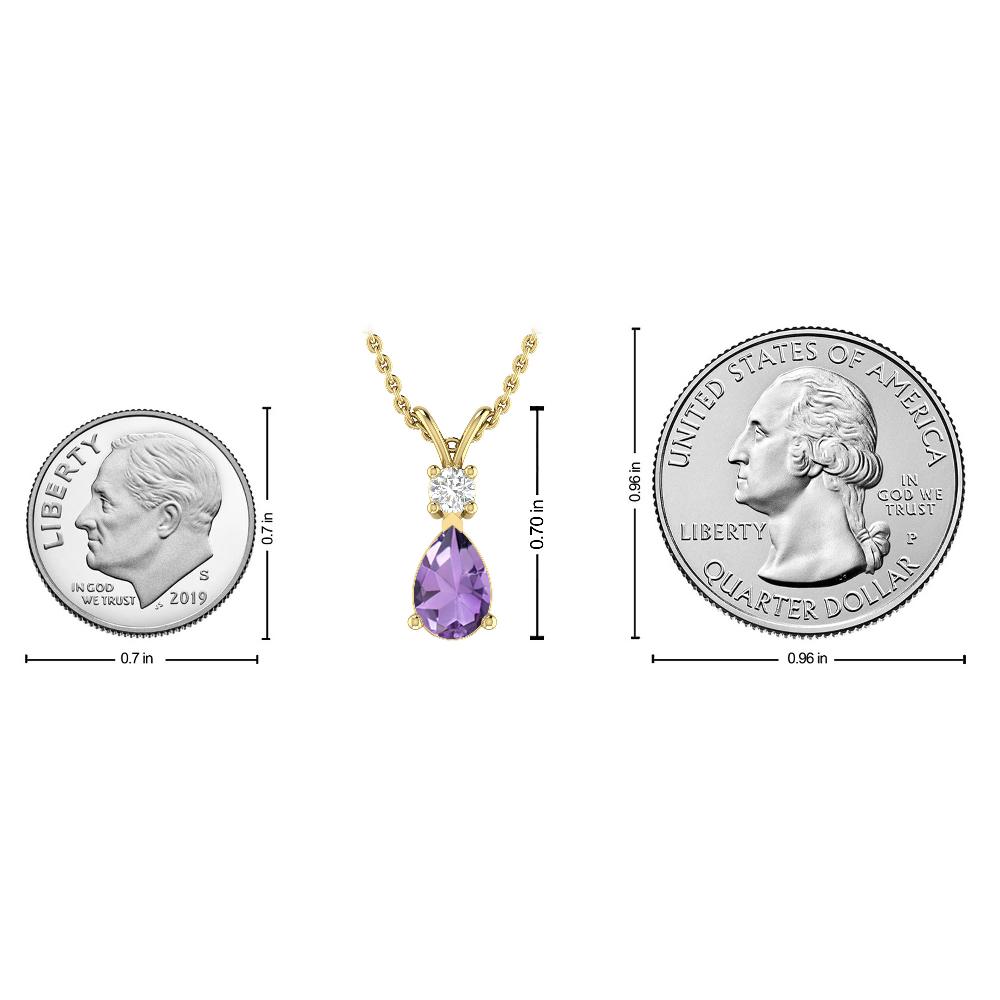 Yellow Gold - Amethyst