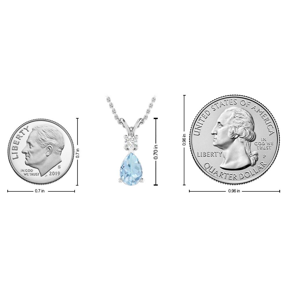 White Gold - Aquamarine