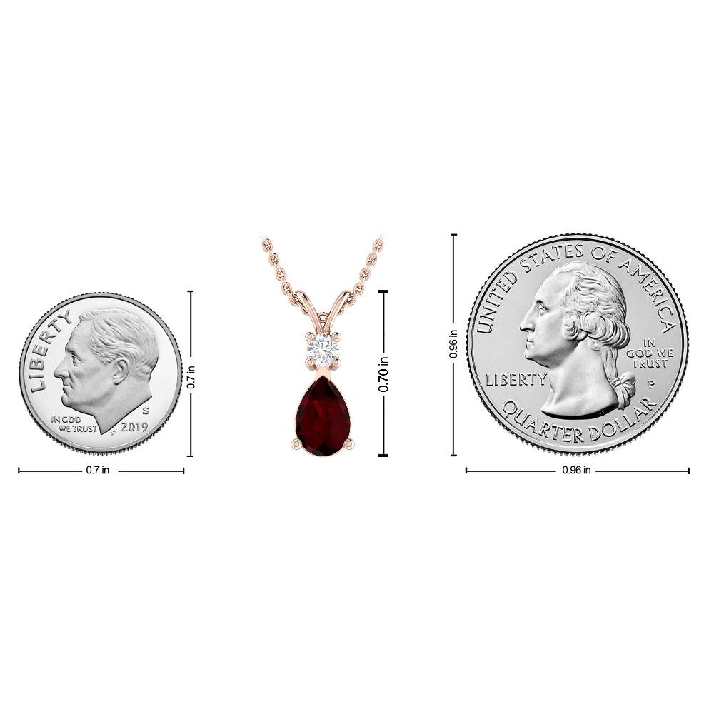 Rose Gold - Garnet