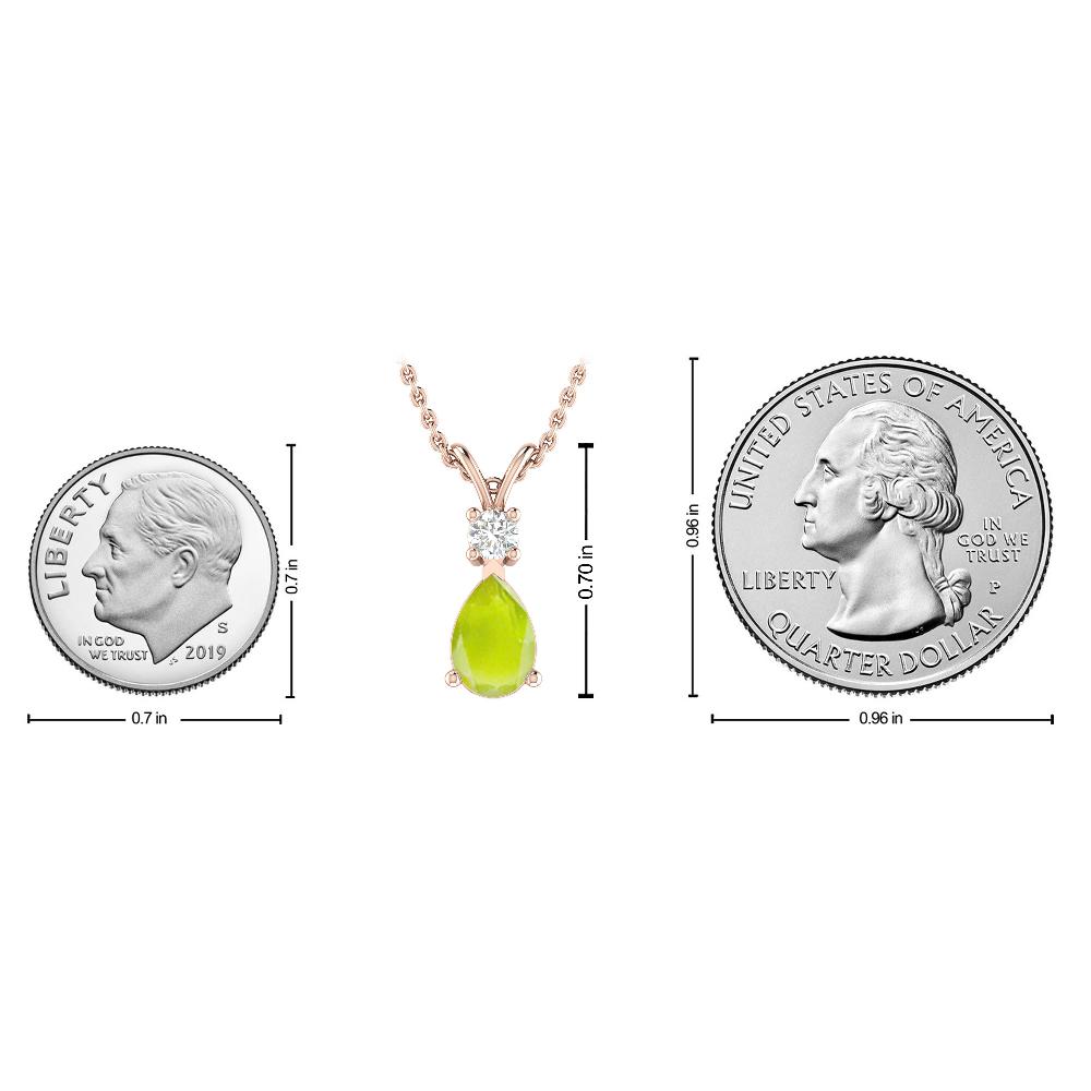 Rose Gold - Peridot