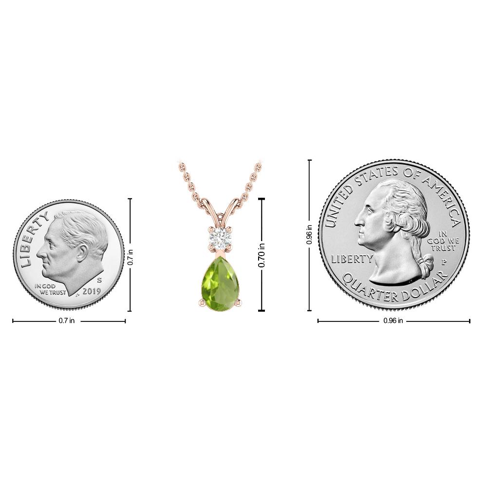 Rose Gold - Peridot