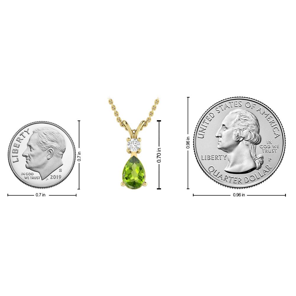 Yellow Gold - Peridot