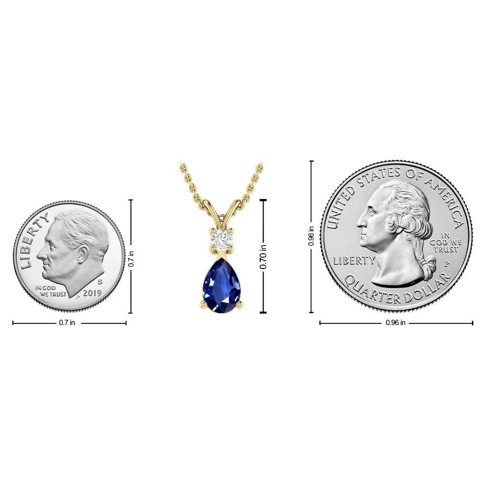 Yellow Gold - Sapphire
