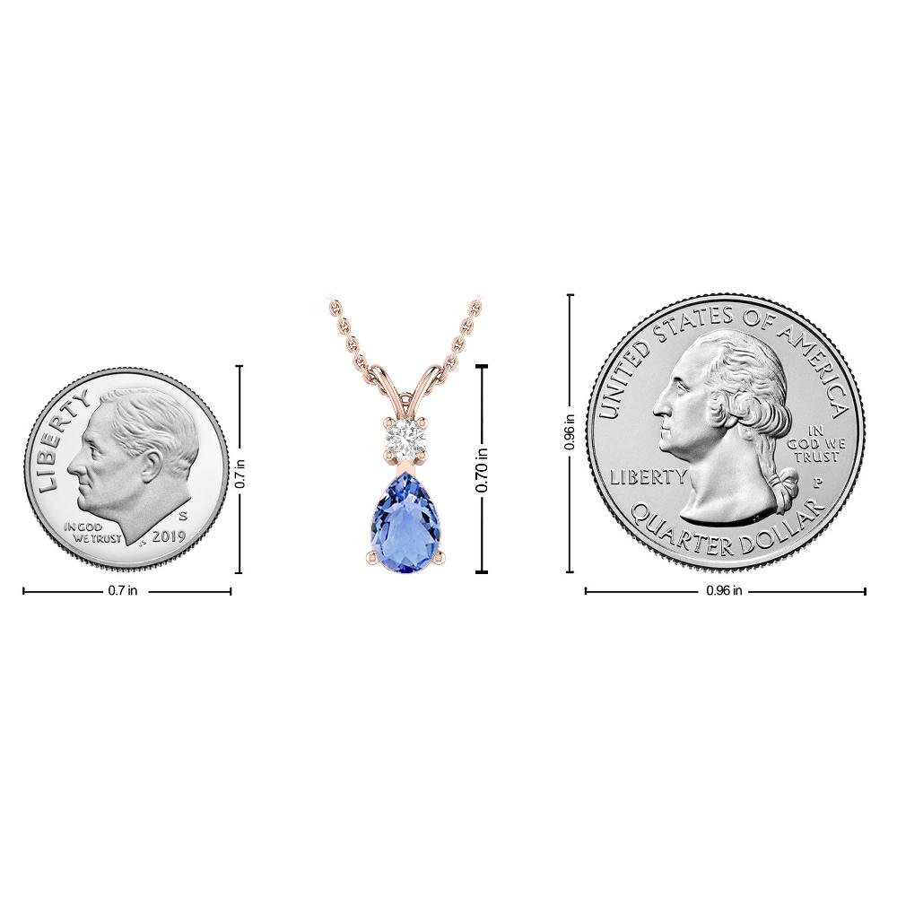 Rose Gold - Tanzanite