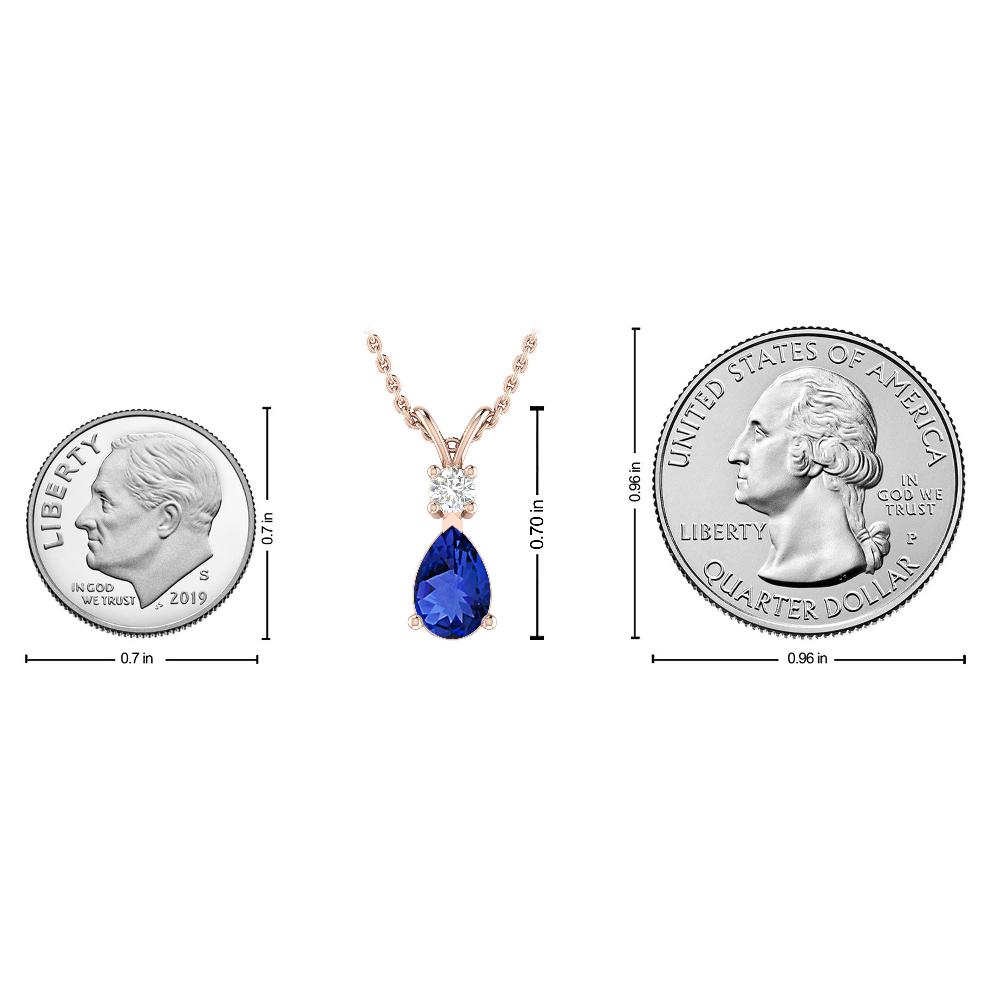 Rose Gold - Tanzanite