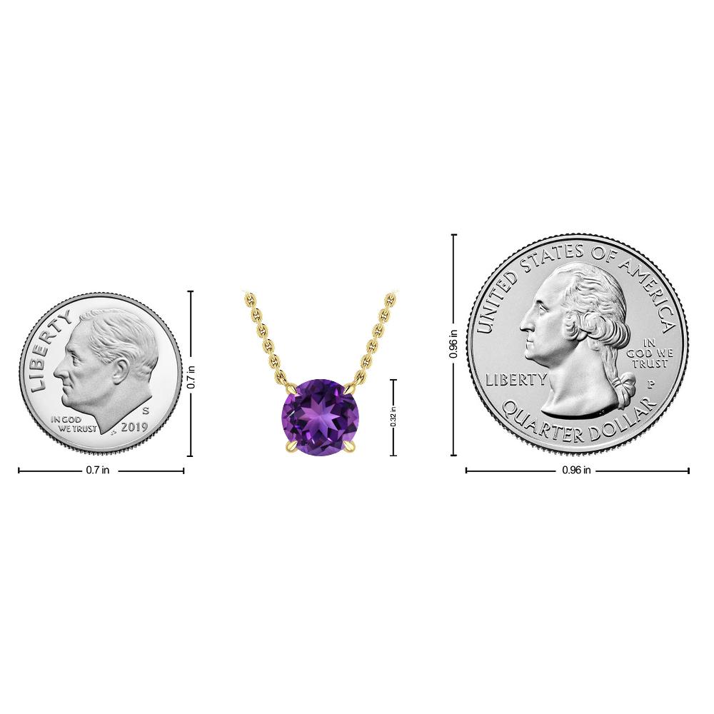 Yellow Gold - Amethyst