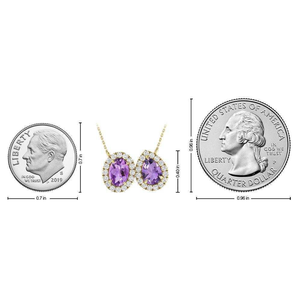 Yellow Gold - Amethyst